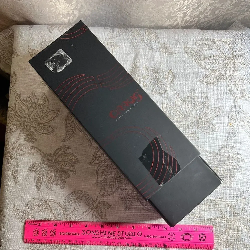 Cirrus Curly and Ripply Hair Styling Waver Tool 3 Ways Right Handed Black & Red